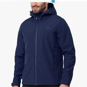 CAMEL CROWN Men's Softshell Jacket Fleece Lined Waterproof Windproof Size S